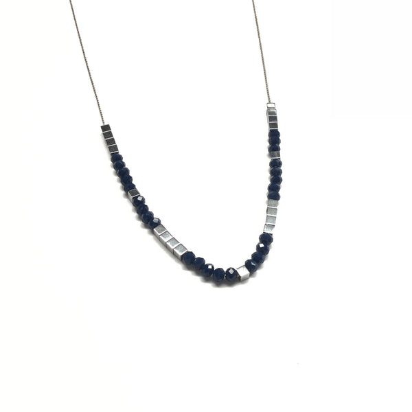long layered boho bead necklace
