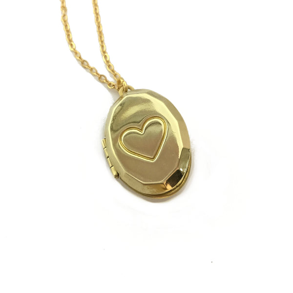 keepsake heart locket necklace