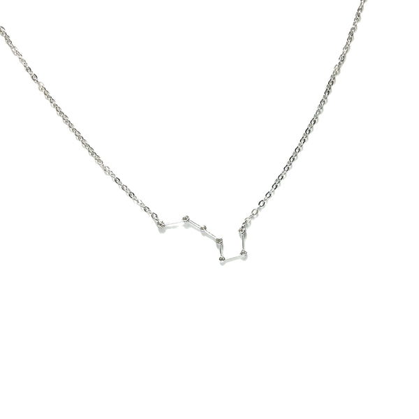 Silver plated Zodiac Cubic Zirconia Necklace